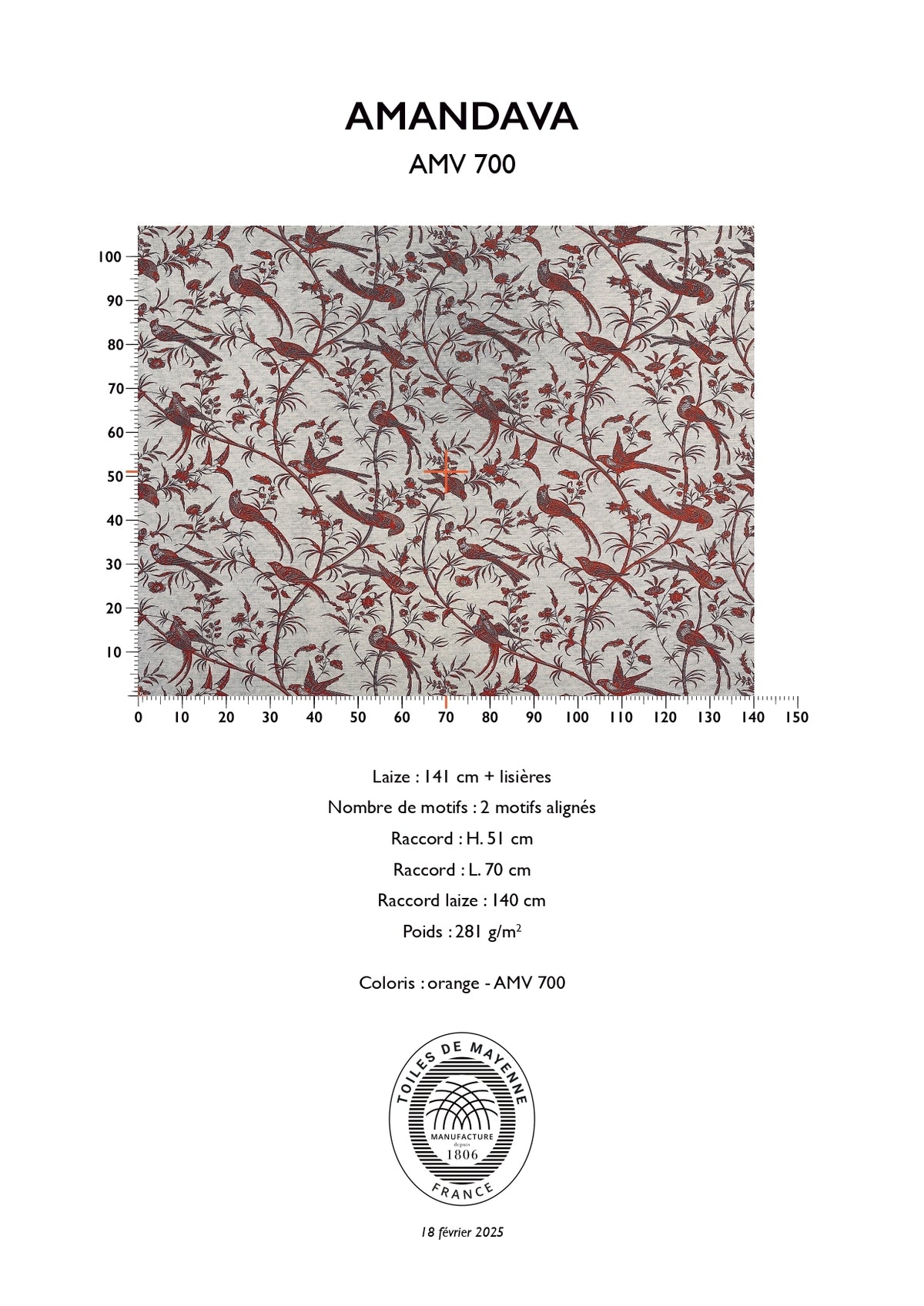 AMANDAVA – coloris Orange