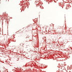 TOILES DU MAINE – coloris Rouge tomette