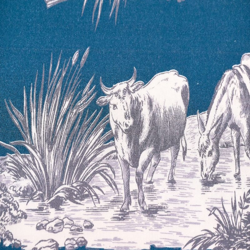 TOILES DU MAINE F – coloris Bleu phtalo
