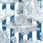 RAYURE DU MAINE – coloris Bleu phtalo