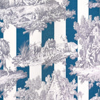 RAYURE DU MAINE – coloris Bleu phtalo