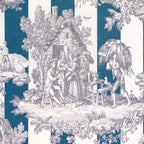 RAYURE DU MAINE – coloris Bleu phtalo