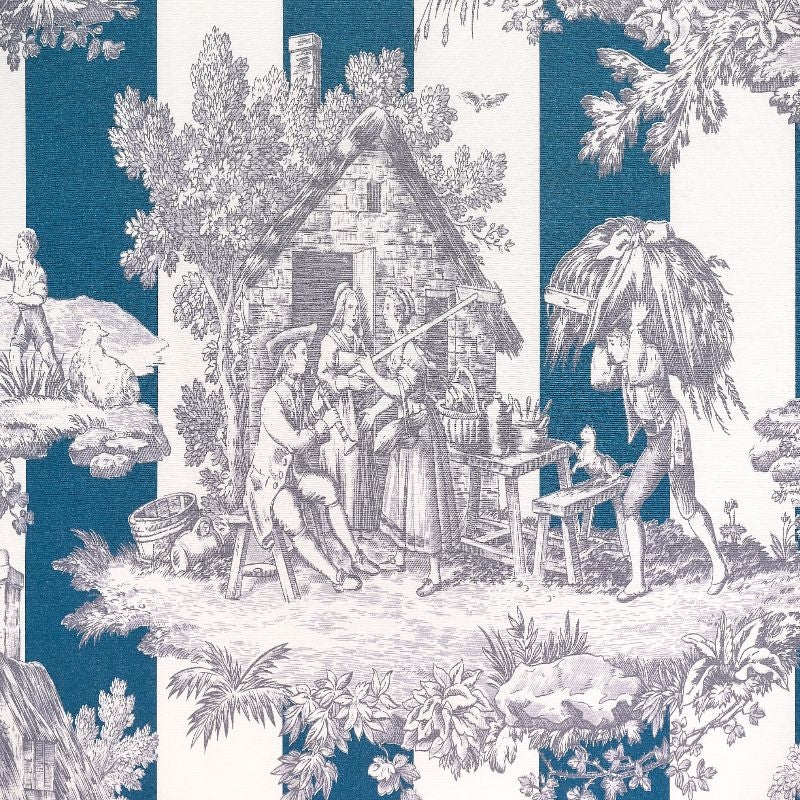 RAYURE DU MAINE – coloris Bleu phtalo