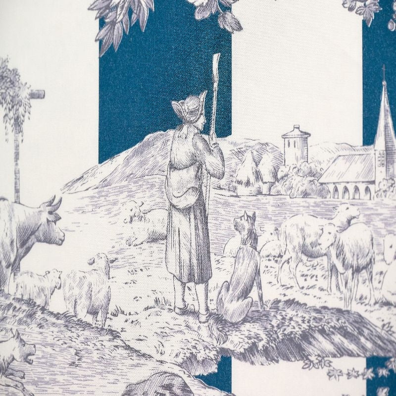 RAYURE DU MAINE – coloris Bleu phtalo
