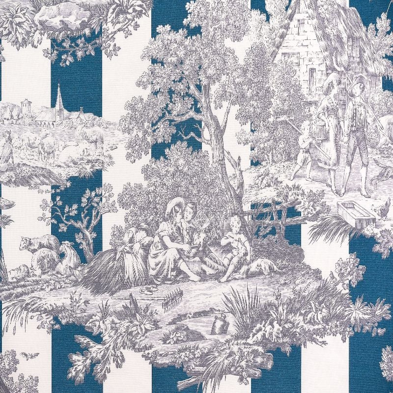 RAYURE DU MAINE – coloris Bleu phtalo
