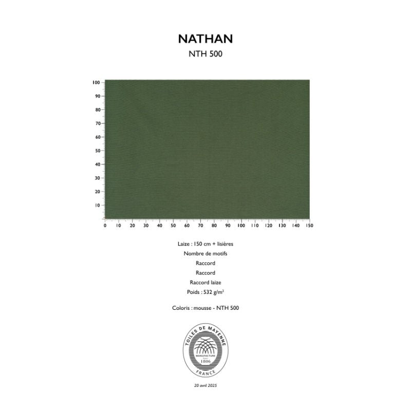 NATHAN – coloris Vert mousse