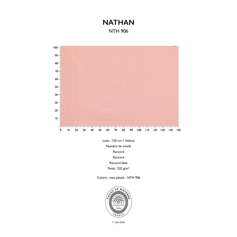NATHAN – coloris Rose petale