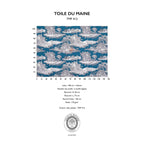TOILES DU MAINE F – coloris Bleu phtalo