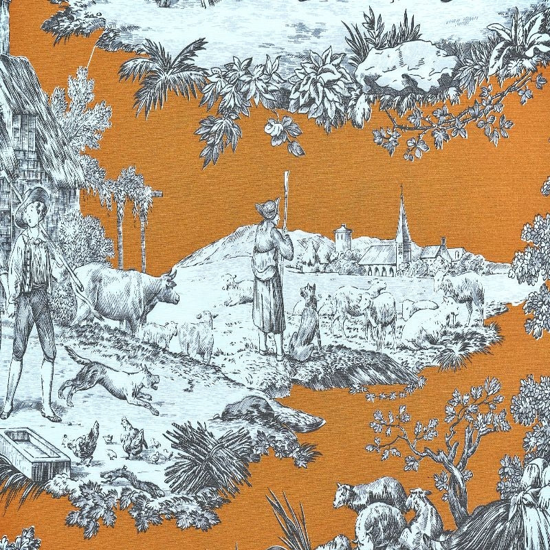 TOILES DU MAINE F – coloris Orange