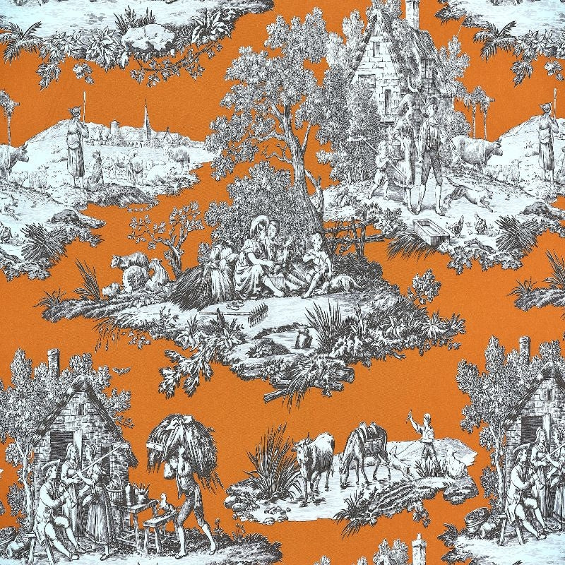 TOILES DU MAINE F – coloris Orange