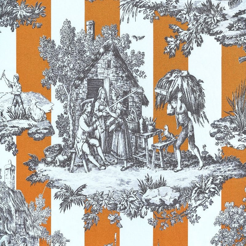 RAYURE DU MAINE – coloris Orange