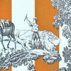 RAYURE DU MAINE – coloris Orange
