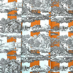RAYURE DU MAINE – coloris Orange