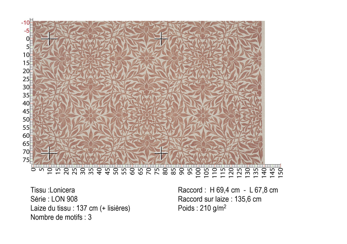 Coloris Coloris rose poudre