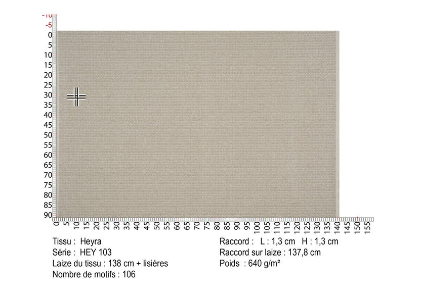 Heyra Linum - coupe de tissu HEY103
