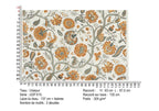 Udaipur Jaune Mordoré - coupe de tissu UDA615